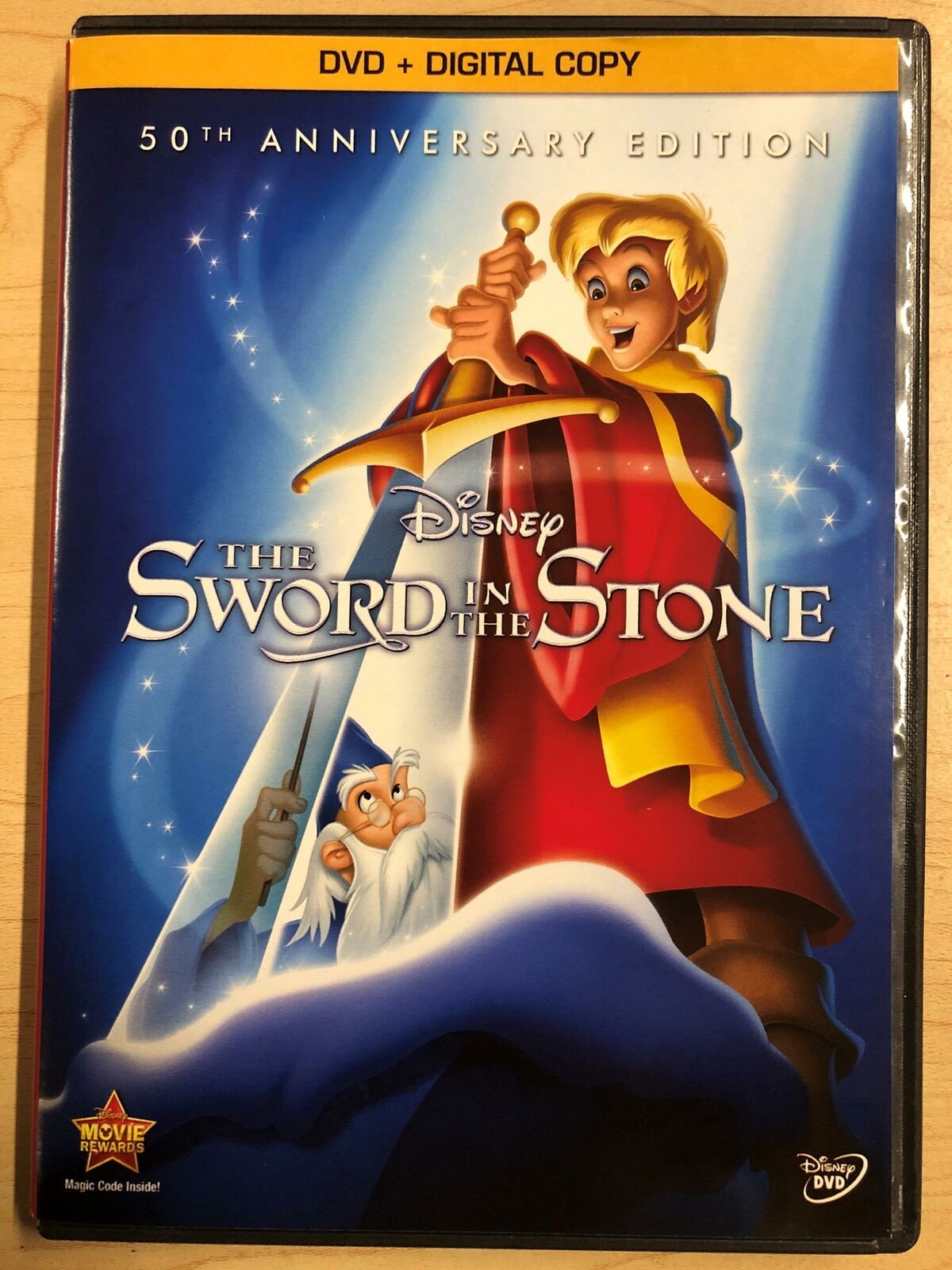 The Sword in the Stone (DVD, 1963, 50th Anniversary Edition, Disney) - H0919