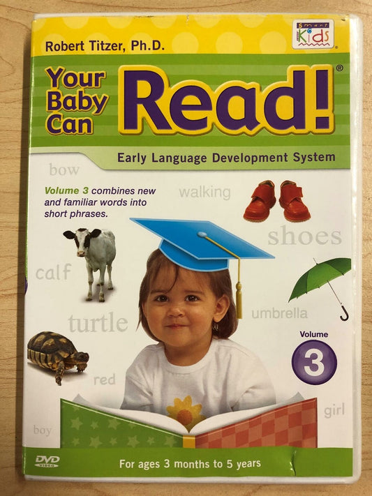 Your Baby Can Read Volume 3 Early Language Development System (DVD) - G0202