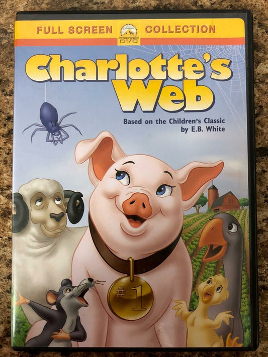 Charlottes Web (DVD, 1973, Full Screen Version) - K0107