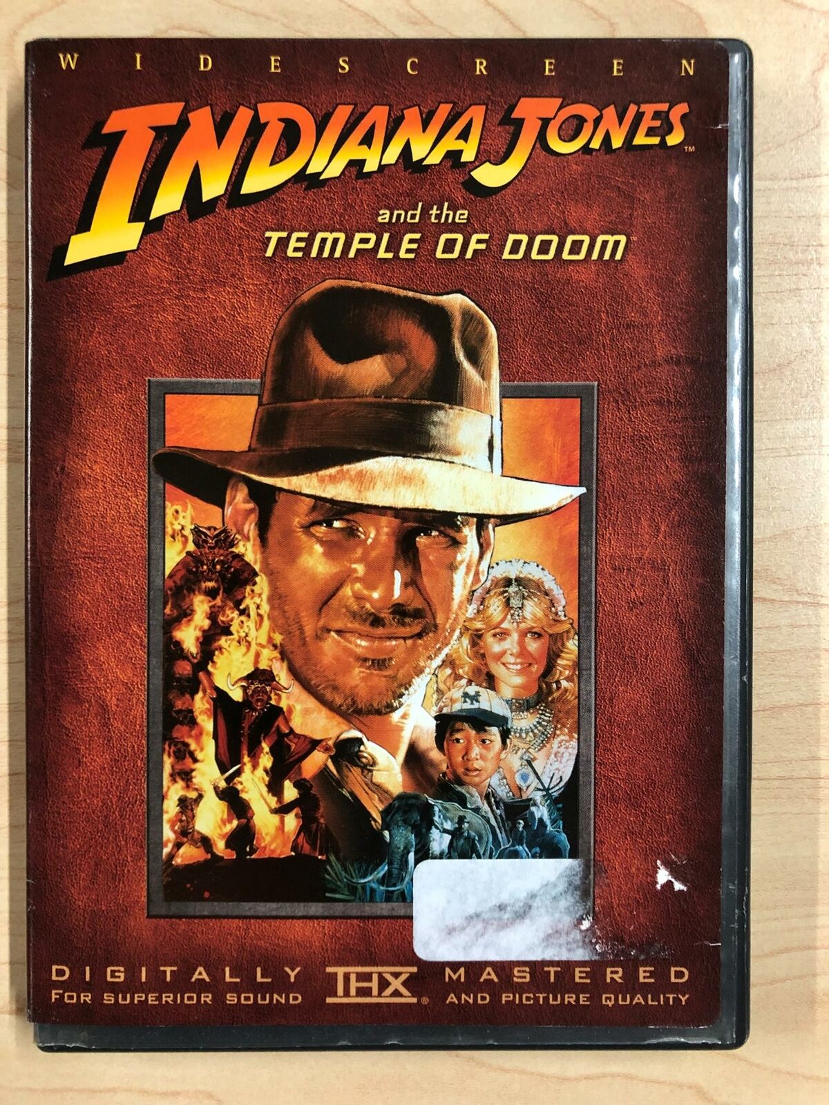Indiana Jones and the Temple of Doom (DVD, Widescreen, 1984) - L01