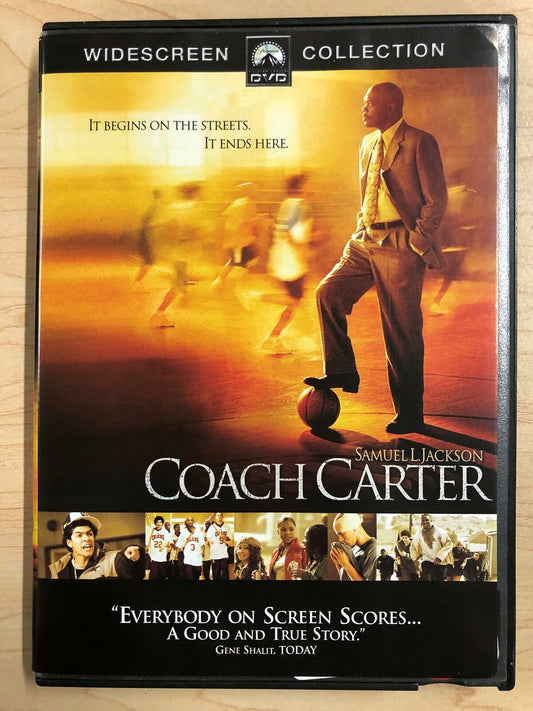 Coach Carter (DVD, 2005, Widescreen Collection) - J1231