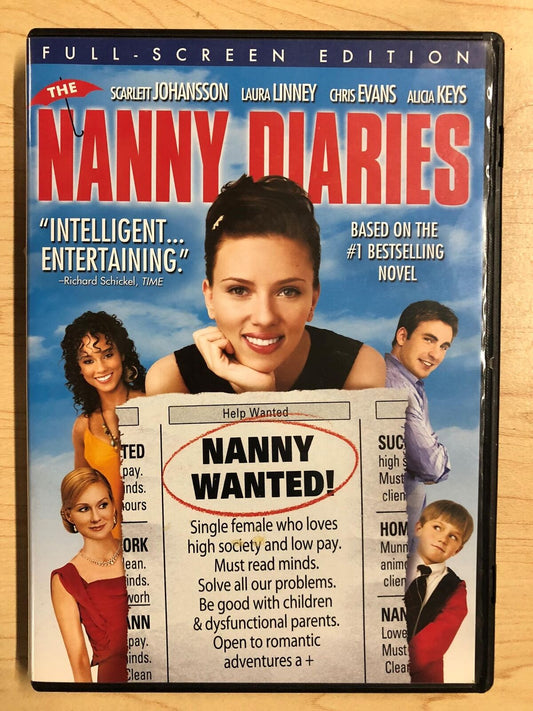 The Nanny Diaries (DVD, 2007, Full Frame) - J1105