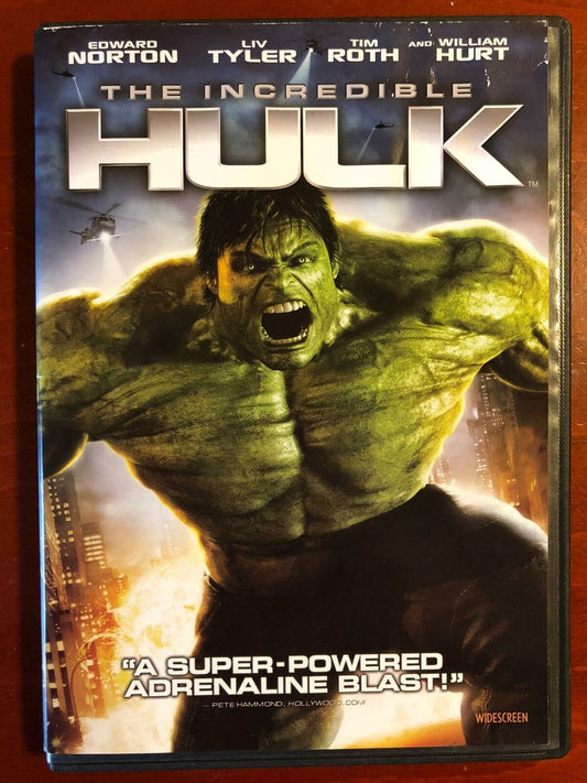 The Incredible Hulk (DVD, 2008, Widescreen) - K10