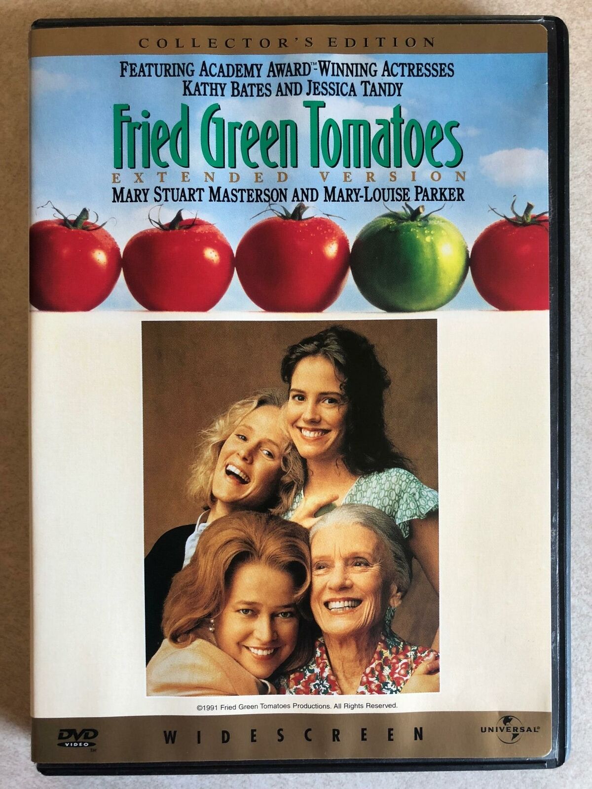 Fried Green Tomatoes (DVD, 1991, Widescreen Collectors Edition) - K0303