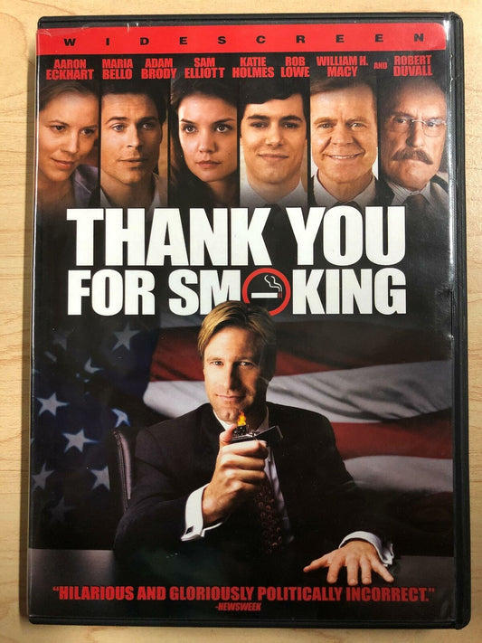 Thank You For Smoking (DVD, 2005, Widescreen) - G1122