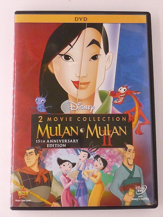 Mulan - Mulan II (DVD, Disney, 2-film) - J1105