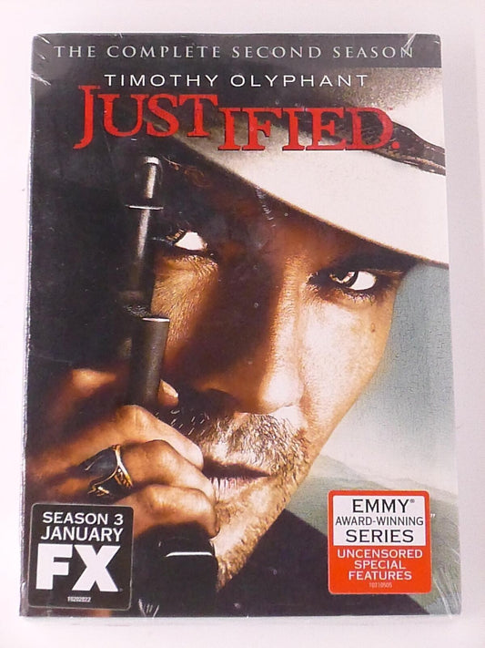 Justified - The Complete Second Season (DVD, 2011) - NEW24