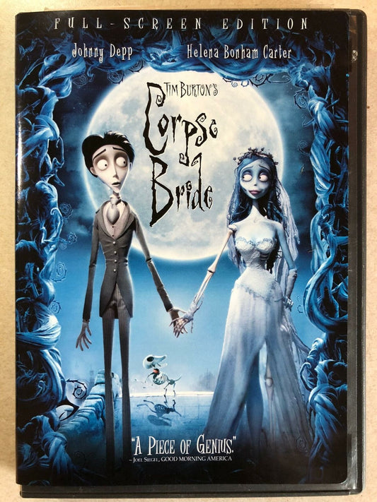 Tim Burton - Corpse Bride (DVD, 2005, Full Frame) - K8