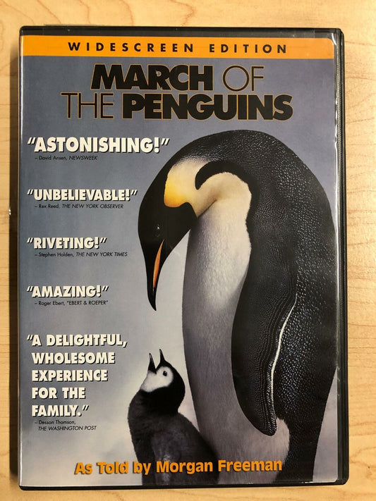 March of the Penguins (DVD, Widescreen, 2005) - J1231