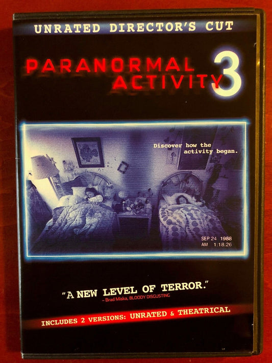 Paranormal Activity 3 (DVD, Unrated Directors Cut, 2011) - H1010