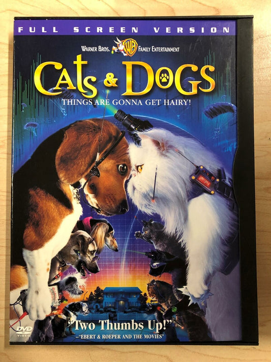 Cats and Dogs (DVD, 2001, Full Frame) - H0110
