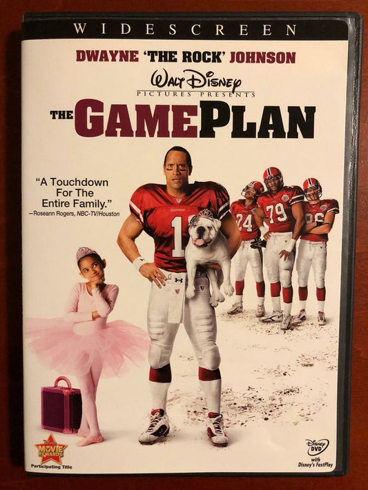 The Game Plan (DVD, 2007, Widescreen, Disney) - J0917