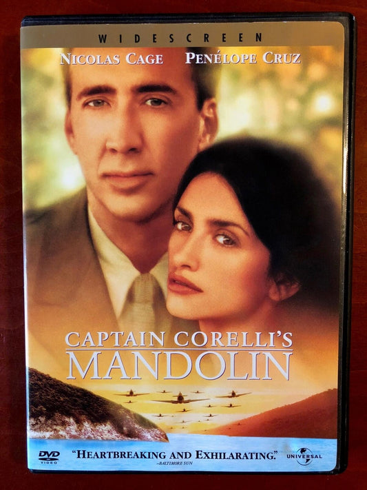 Captain Corellis Mandolin (DVD, 2001, Widescreen) - I0424