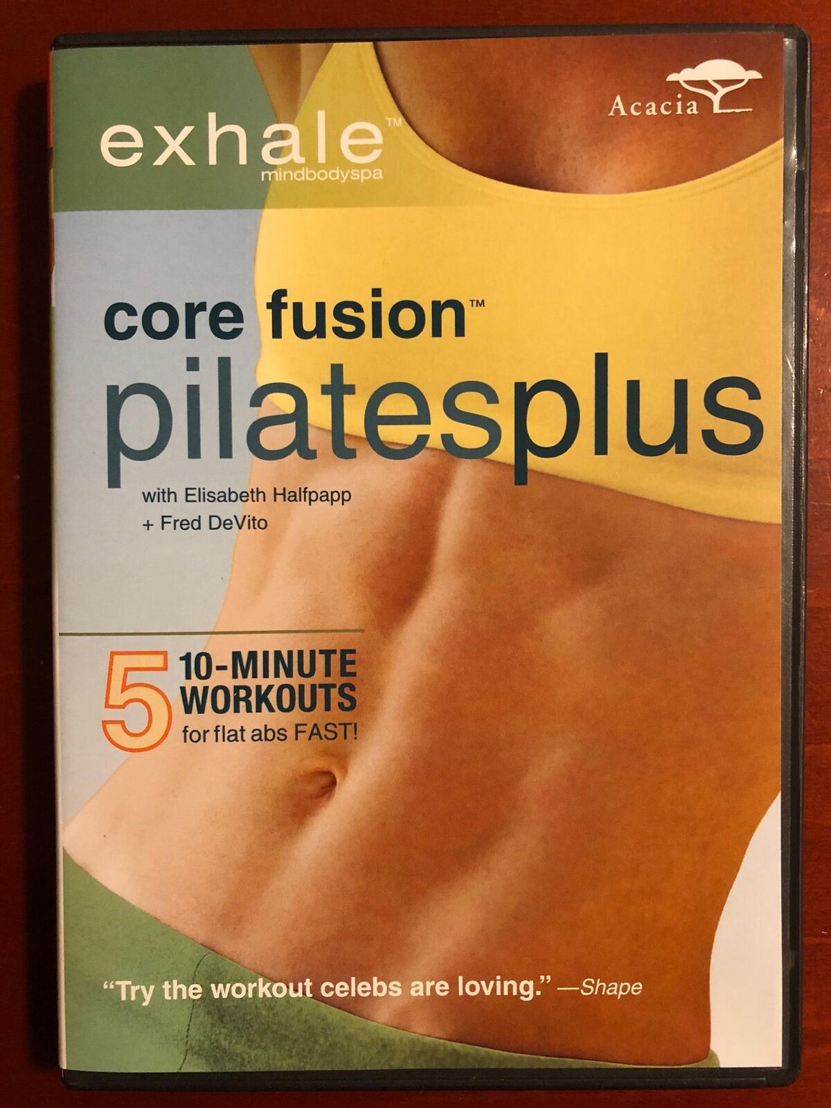 Exhale - Core Fusion Pilates Plus (DVD, 2008, exercise) - J0806