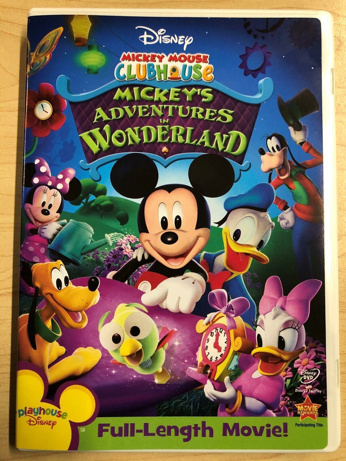 Mickey mouse clubhouse mickeys adventures in wonderland dvd disney