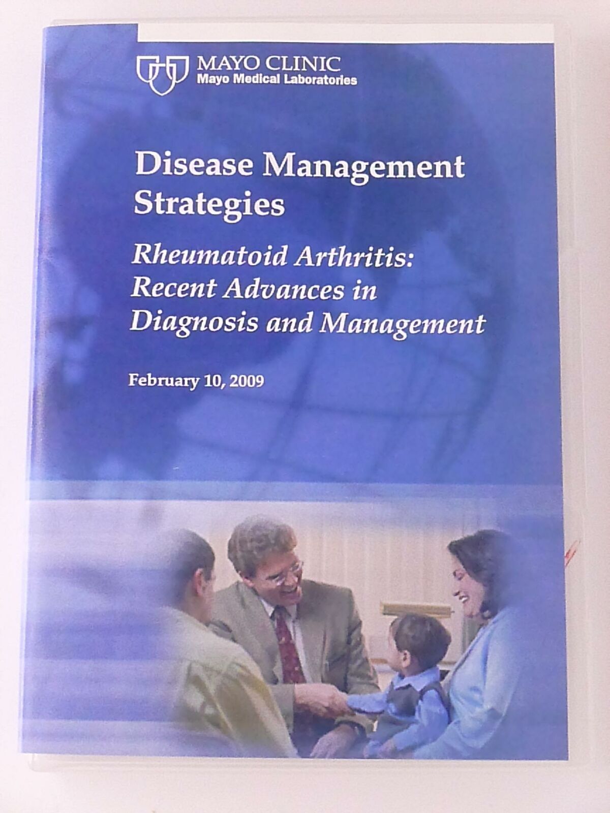 Disease Management Strategies - Rheumatoid Arthritis.. (DVD, 2009, Mayo) - G1219