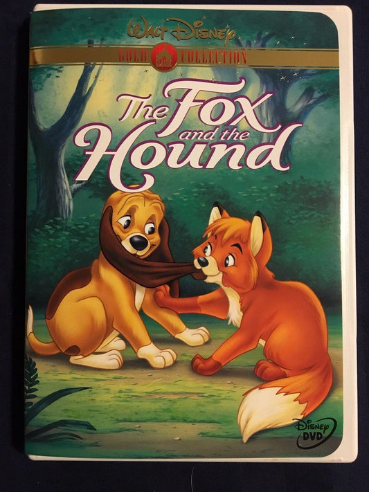 The Fox and the Hound (DVD, 1981, Disney Gold Collection) - J1105