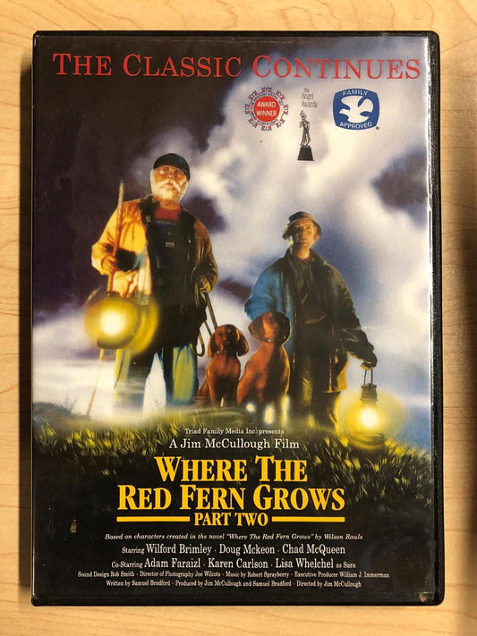 Where the Red Fern Grows Part Two (DVD, 1992) - I0313