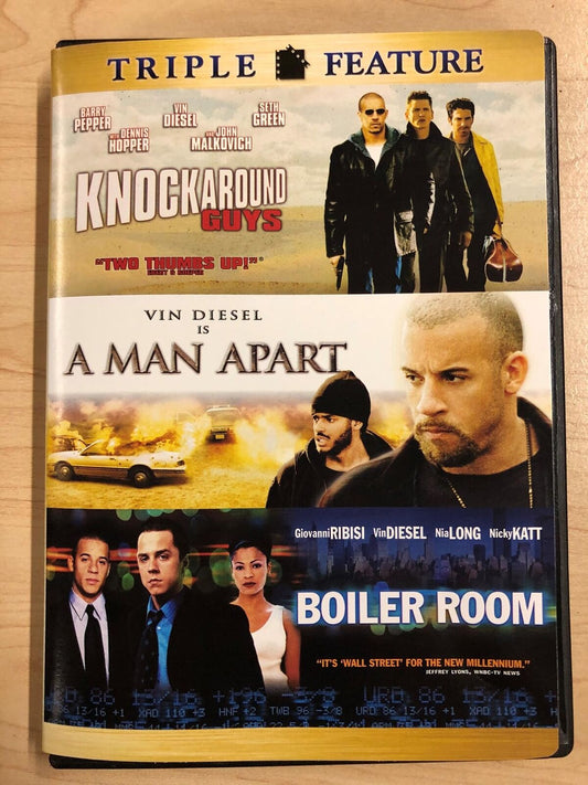 Knockaround Guys, A Man Apart, Boiler Room (DVD, 3-film) - J0129