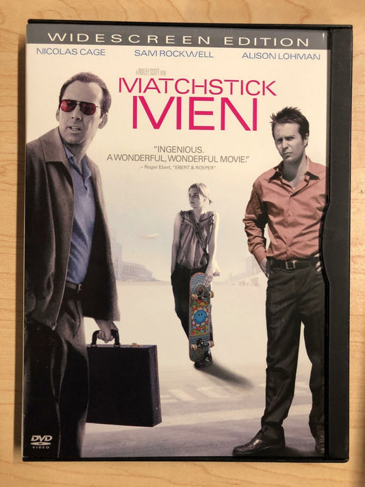Matchstick Men (DVD, Widescreen, 2003) - K7