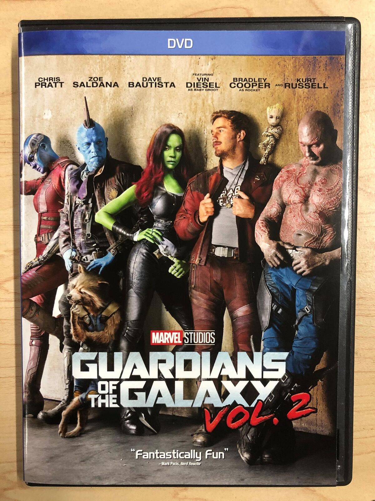 Guardians of the Galaxy Vol 2 (DVD, 2017, Marvel) - K0303