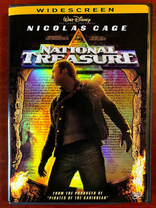 National Treasure (DVD, 2004, Widescreen, Disney) - K0428