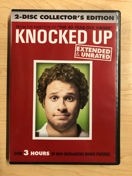 Knocked Up (DVD, 2007, Extended, Unrated, Collectors Edition) - G0202