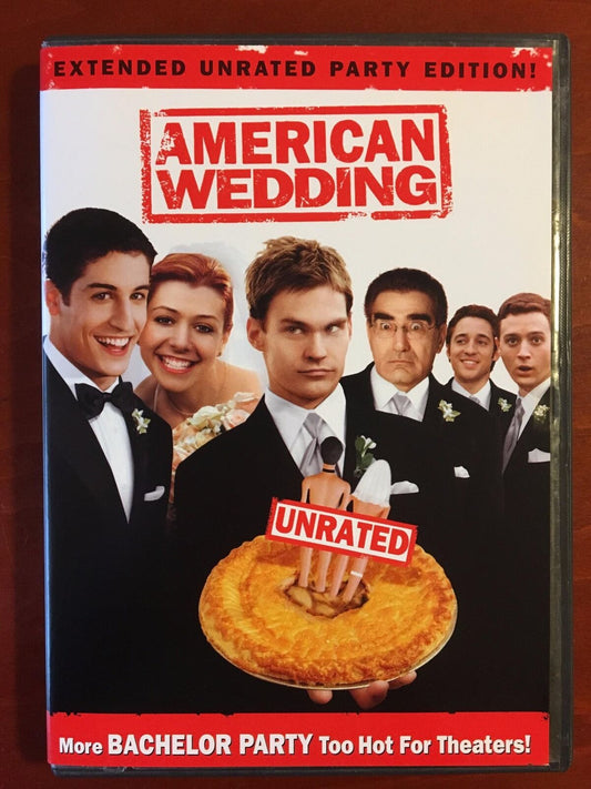 American Wedding (DVD, 2003, Widescreen Unrated Extended Party Edition) - J1022