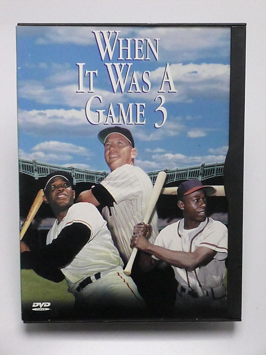 When It Was A Game 3 (DVD, 2000) - J0319