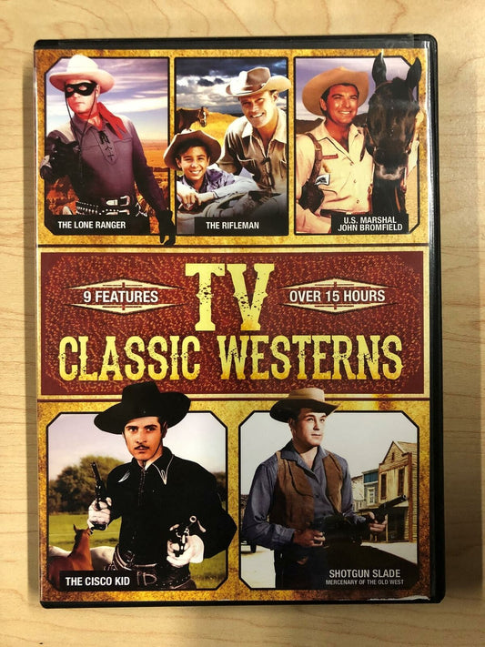 TV Classic Westerns - Lone Ranger, Cisco Kid, Bat M... (DVD, 9 features) - G0621