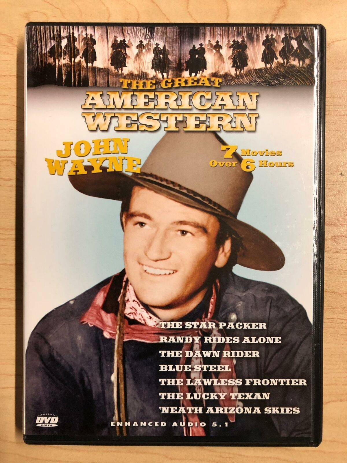 John Wayne - The Star Packer, Blue Steel, Randy Rides Al.. (DVD, 7-film) - J1105