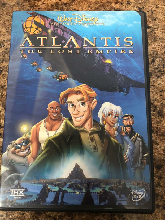 Atlantis - The Lost Empire (DVD, 2002, Disney) - J1105