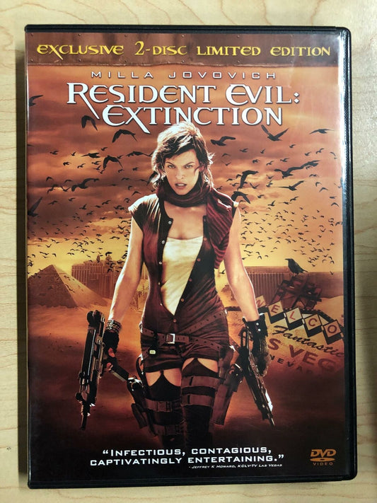 Resident Evil Extinction (DVD, 2007, 2-Disc Limited Edition) - K0428