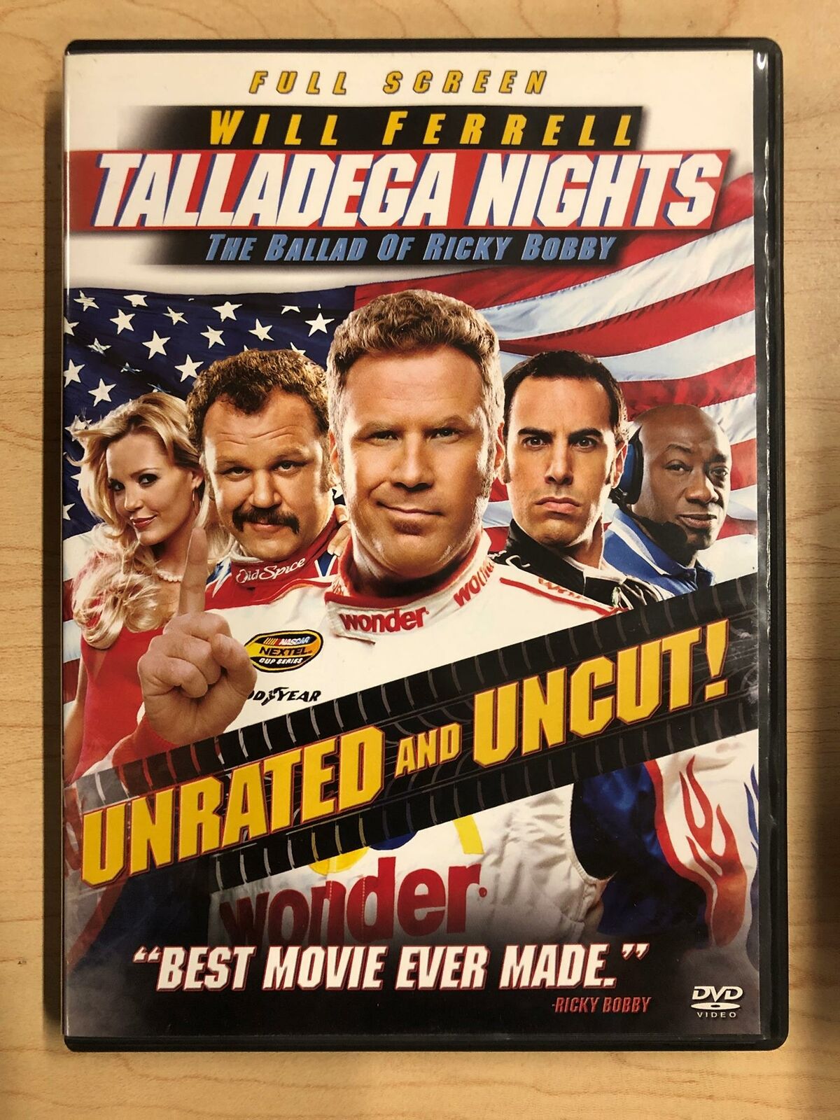 Talladega Nights The Ballad of Ricky Bobby (DVD, Unrated, Fullscreen) - G0202