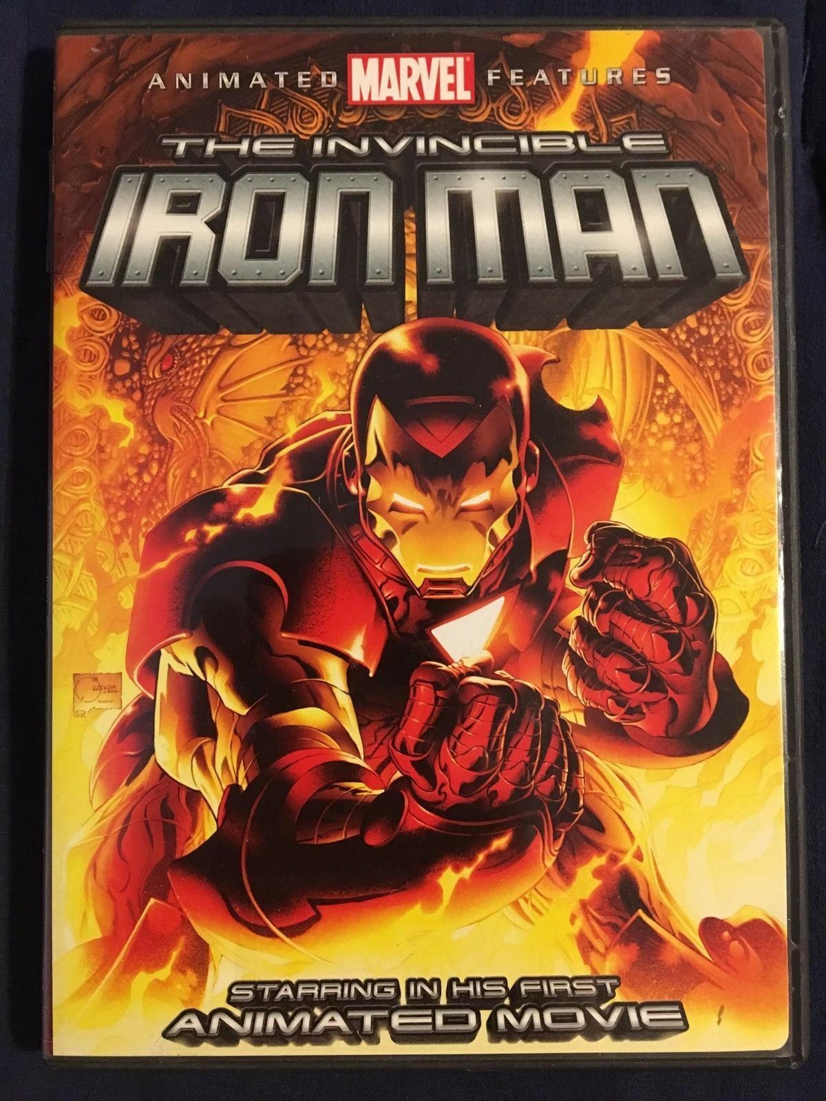 The Invincible Iron Man (DVD, 2007, Animated Marvel) - J0917