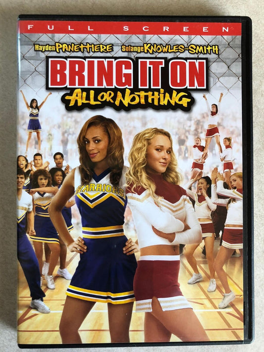 Bring It On - All or Nothing (DVD, 2006, Full Frame) - I1225