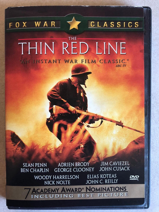 The Thin Red Line (DVD, 1998, Fox War Classics) - K0428