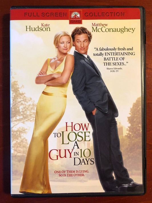 How to Lose a Guy in 10 Days (DVD, 2003, Full Frame) - J1105