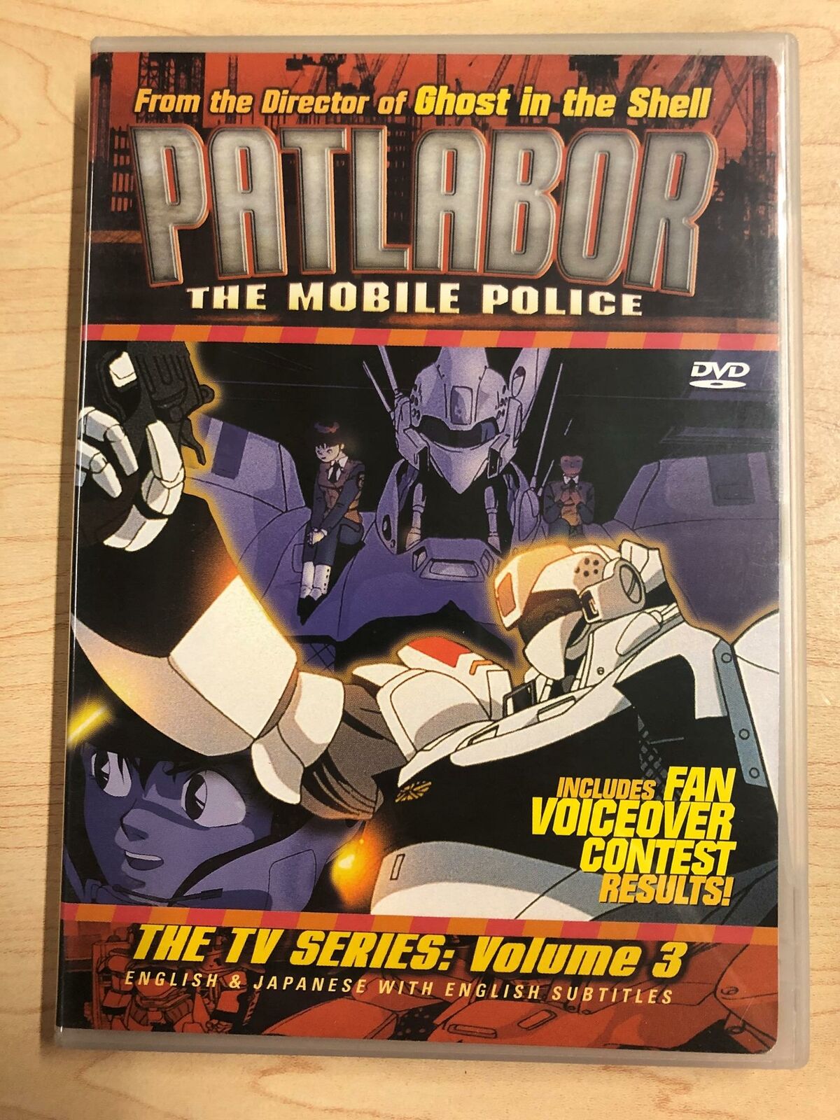 Patlabor The Mobile Police - Volume 3 (DVD, episodes 11-14) - G0726
