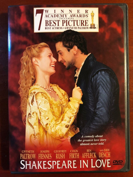 Shakespeare in Love (DVD, 1998) - K7