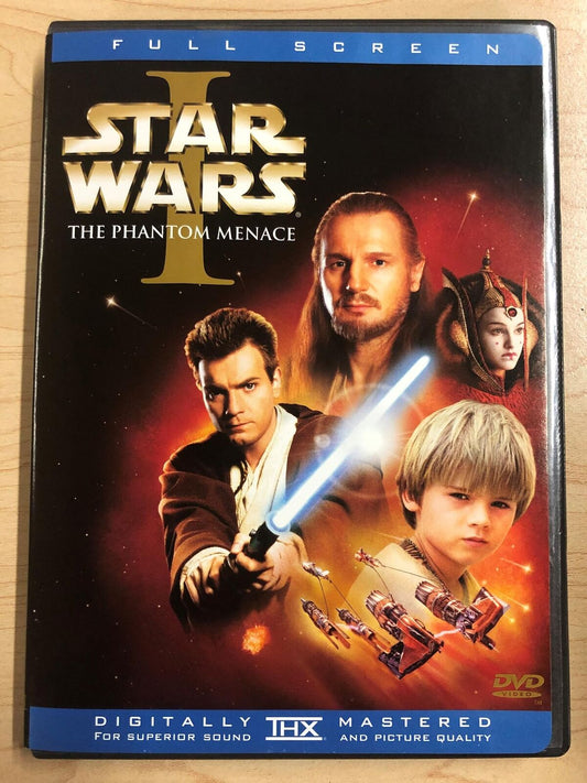 Star Wars I - The Phantom Menace (DVD, 1999, Full Screen) - K0218