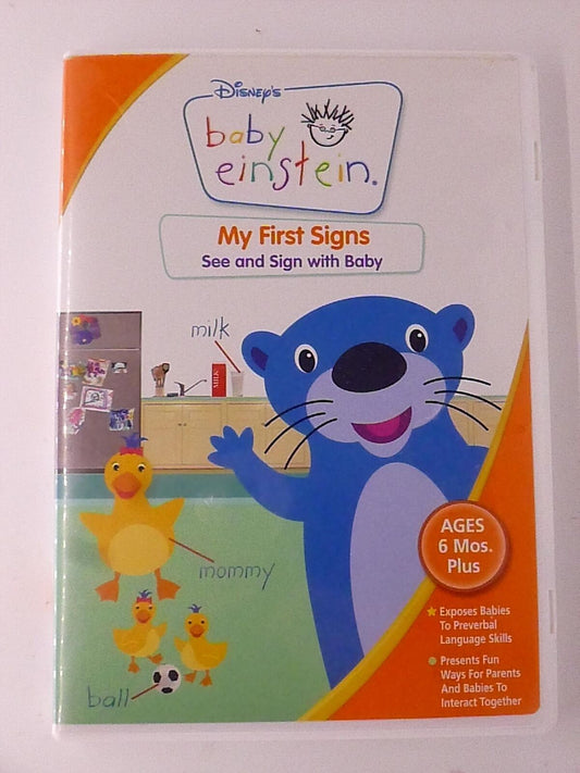 Baby Einstein - My First Signs - See and Sign with Baby (DVD, Disney) - J0514