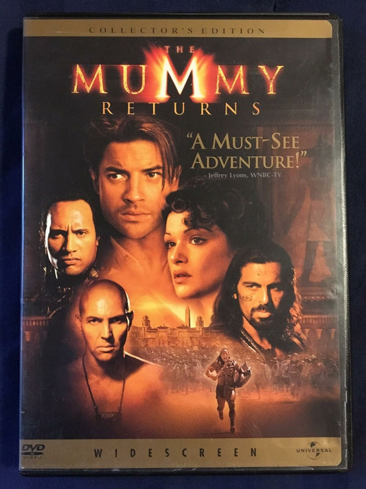 The Mummy Returns (DVD, 2001, Widescreen Edition) - K5