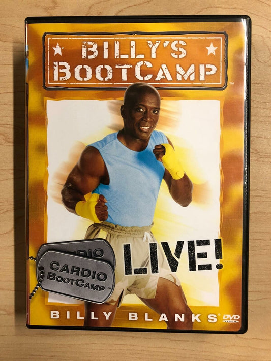 Billy Blanks - Billys Boot Camp - Cardio Boot Camp Live (DVD, 2004) - H1114