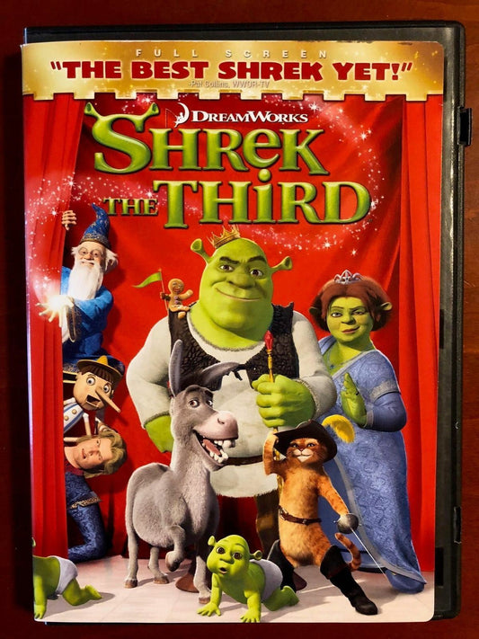 Shrek the Third (DVD, 2007, Full Screen) - J0129