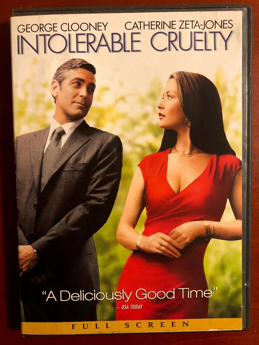 Intolerable Cruelty (DVD, 2003, Full Frame Edition) - J1105