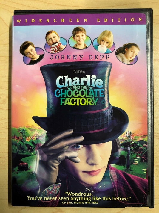 Charlie and the Chocolate Factory (DVD, Widescreen, 2005) - G0726
