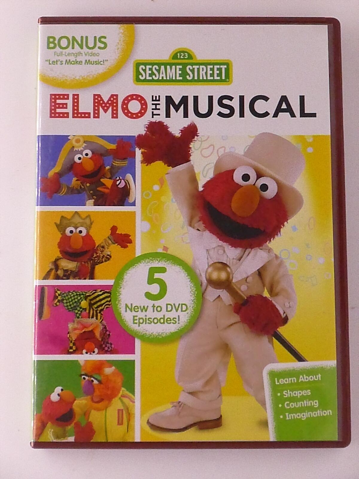 Sesame Street - Elmo the Musical (DVD, 5 episodes) - J0611 – DVDs4Me