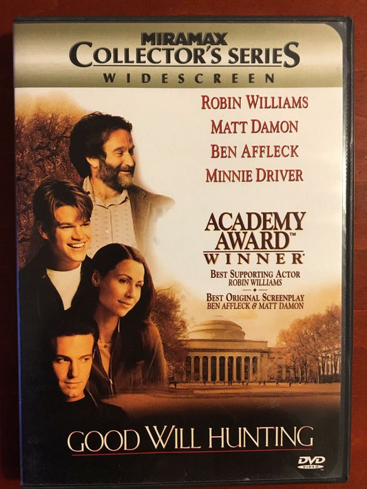 Good Will Hunting (DVD, 1997, Miramax Collectors Series, Widescreen) - J1022