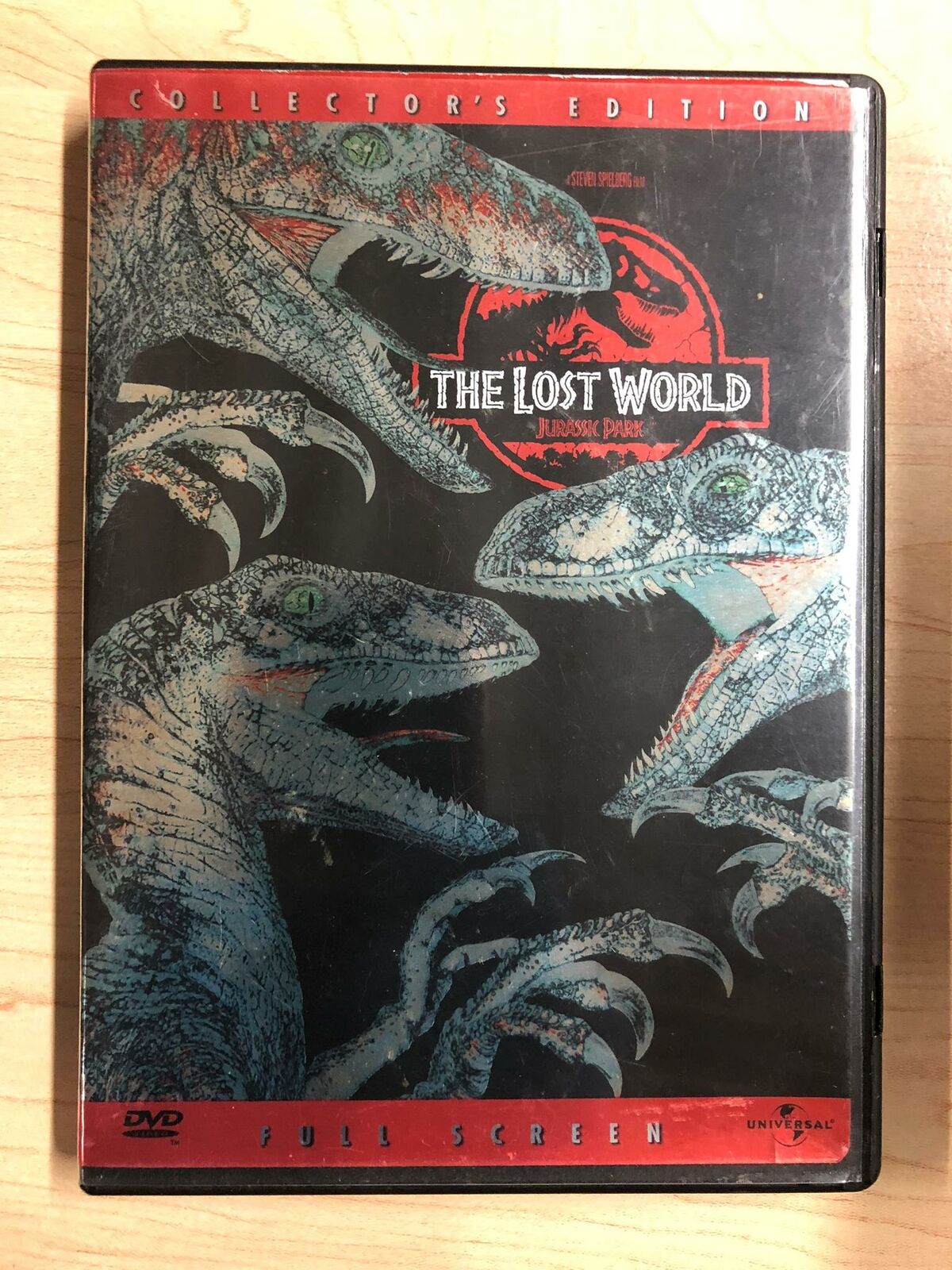 The Lost World - Jurassic Park (DVD, 1997, Full Screen) - K0428